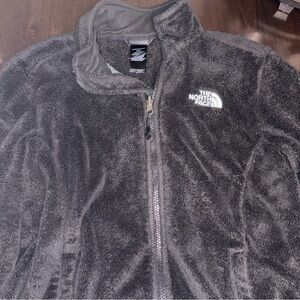 The North Face Black Plush Full-Zip Fleece